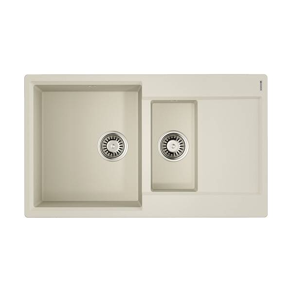 Кухонная мойка Omoikiri Daisen 86-2-PA Artgranit 86x51 см пастила 4993473