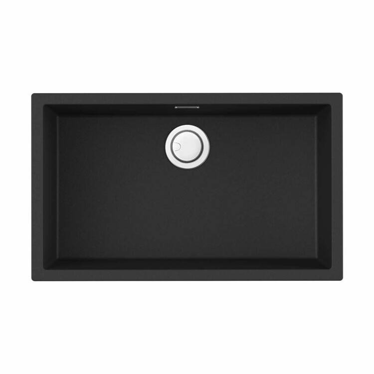 Кухонная мойка OMOIKIRI Yamakawa 75-U/I 756x456 мм графит без отверстия 4993779