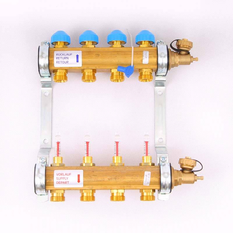 Коллекторная группа Watts HKV/T с расходомерами 1x3/4 EK 4 выхода 10004198