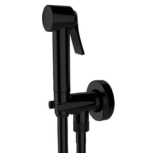 Гигиенический душ со смесителем Bossini APICE черный матовый CE4002073
