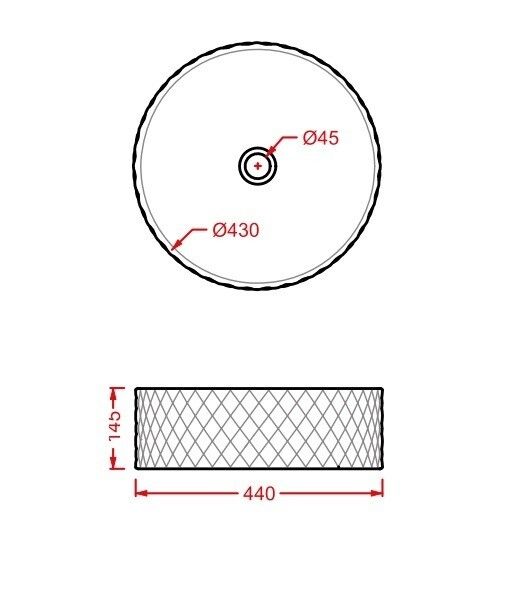 Раковина накладная Artceram Rombo 440x440x145 мм, цвет белый матовый OSL0090500