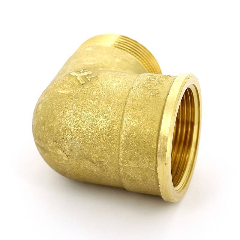 Угольник НВ Tiemme 1 1/2 латунь 1500119