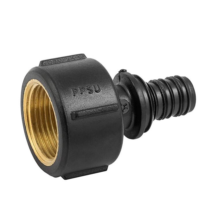 Переходник REHAU RAUTITAN с внутренней резьбой 16 x 3/4 PPSU/латунь EFA151634