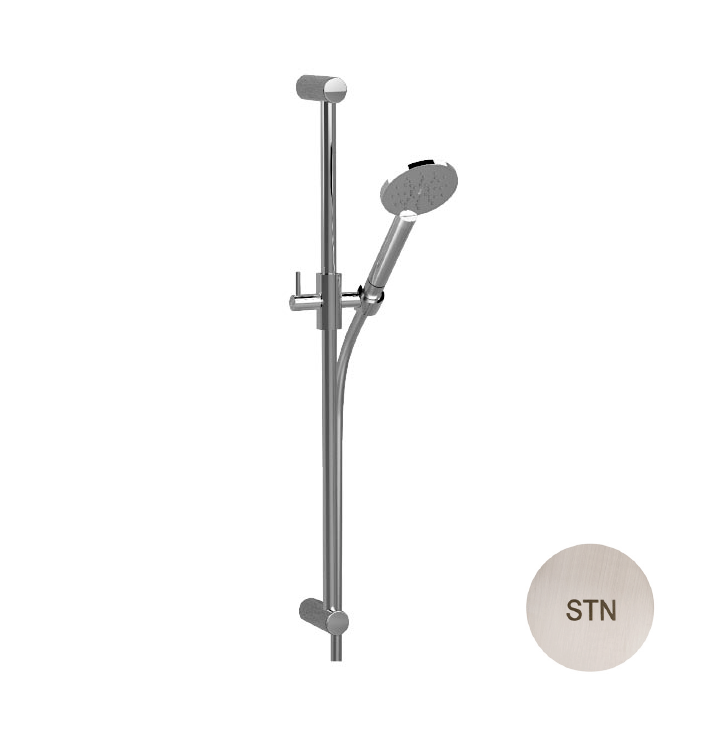 Душевой гарнитур Carimali 90 мм 650 мм Brushed Nickel 85905STN