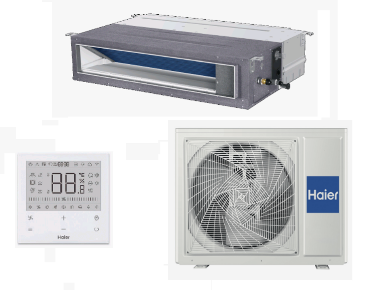 Сплит-система Haier Super Match Plus канальная AD105S2SM9FA / 1U105S2SQ1FA