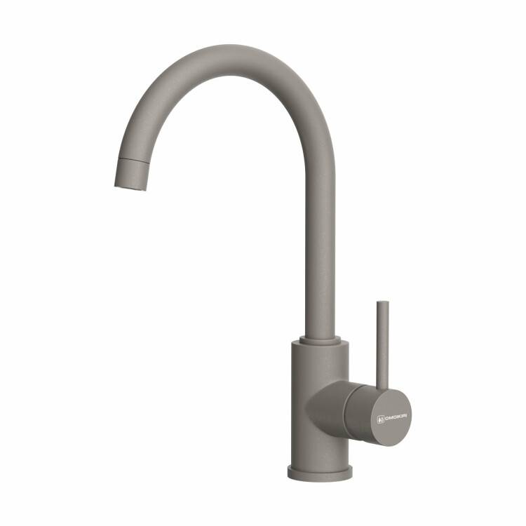 Смеситель для кухни OMOIKIRI Shinagawa-P ленинградский серый 4974160