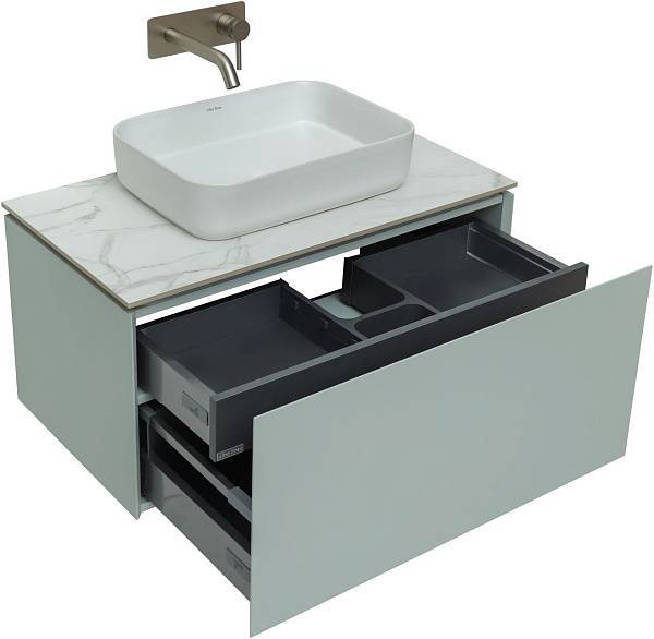 Тумба под раковину Allen Brau Infinity 85 см серый 1.21002.PWM
