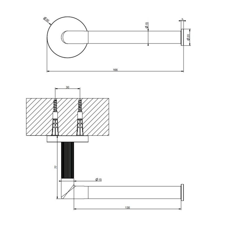 Бумагодержатель Gessi Ingranaggio настенный цвет Finox Brushed Nickel 63855149
