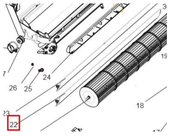 Жалюзи внутреннего блока кондиционера Haier 0010216714