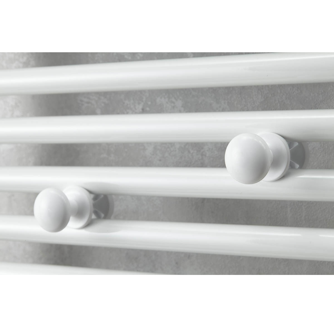 Держатель для полотенец Atlantic Кнопка для полотенцесушителя белый 139