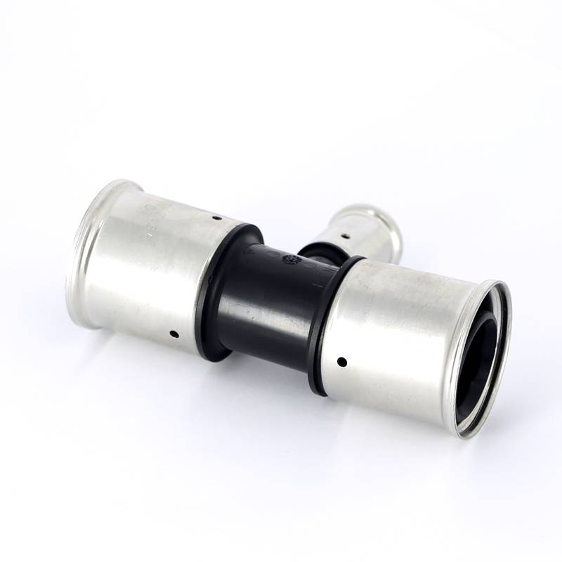 Тройник пресс PVDF Henco 40х20х40 мм 10PK-402040