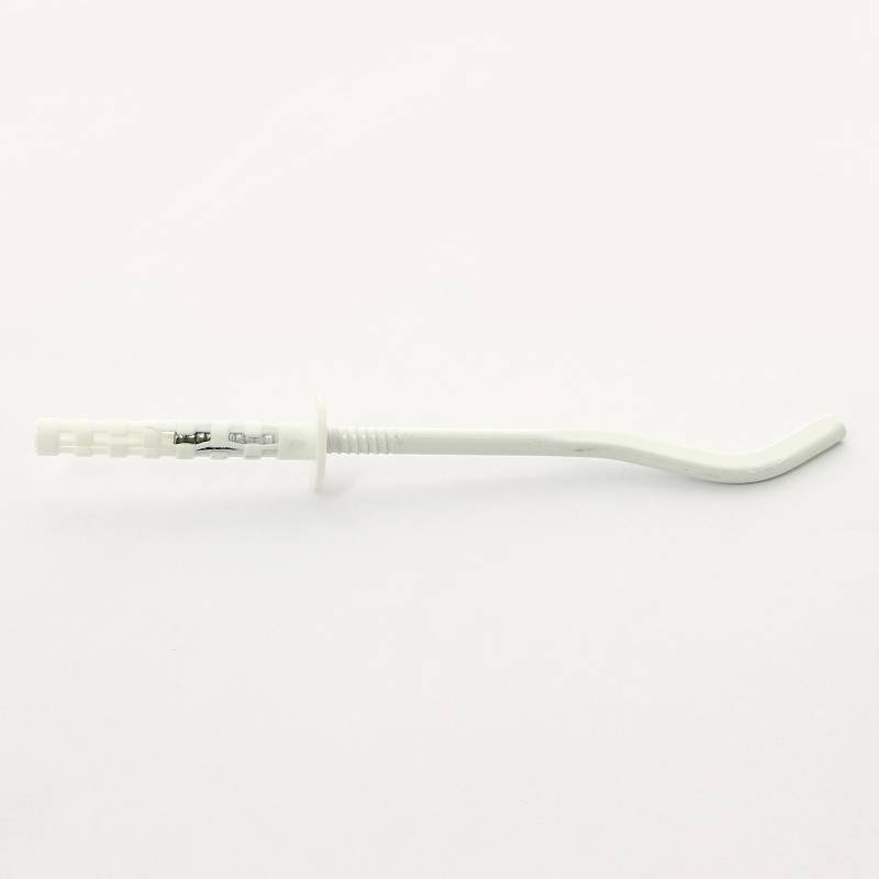 Кронштейн штыревой плоский Uni-Fitt 7х180 мм белый с дюбелем 870W0718