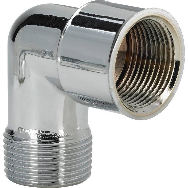 Угольник 90° Viega модель 1613 латунь хромированная 1/2 НВ 102586