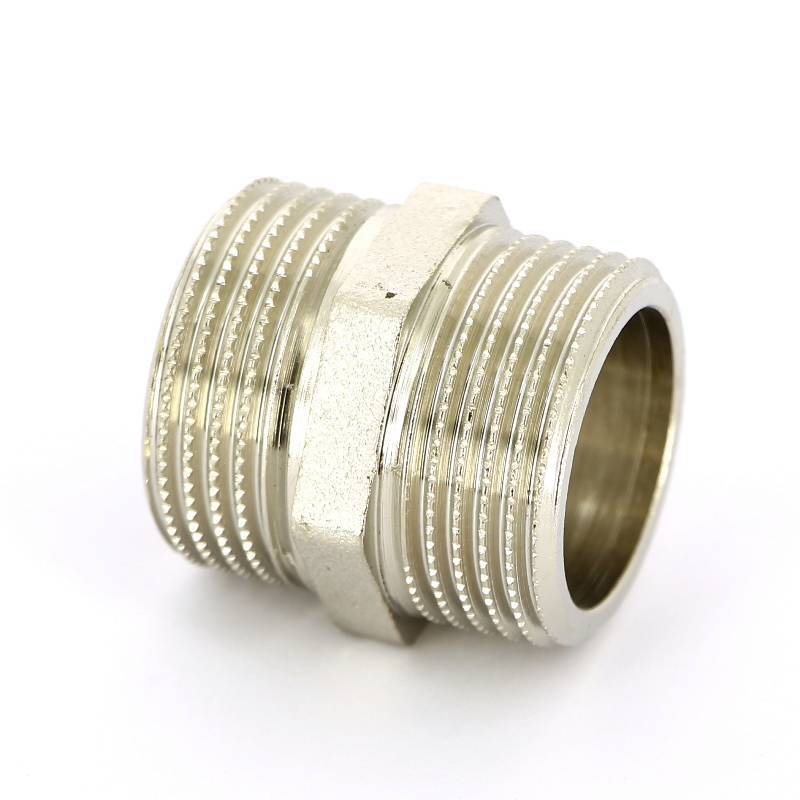 Ниппель резьбовой Tiemme 1/2 НН никелированный 1500036