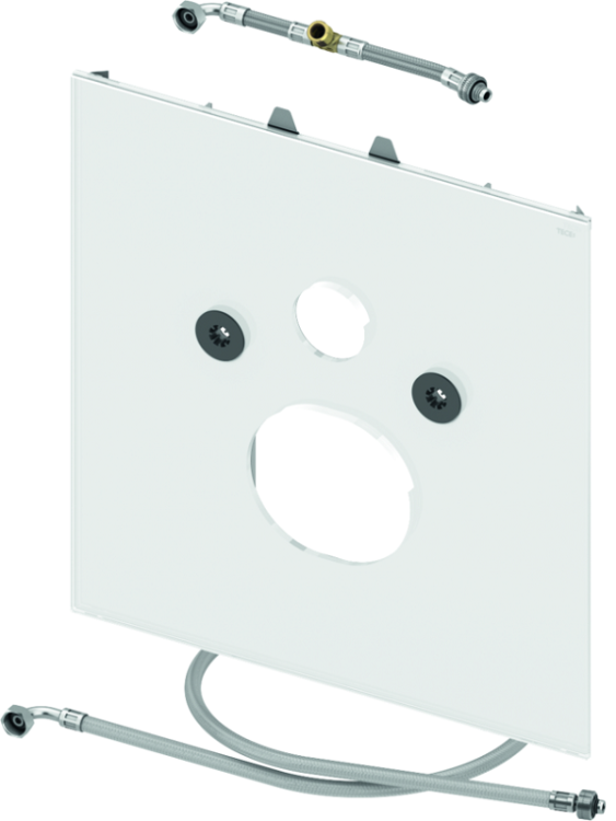 Панель нижняя стеклянная TECE TECElux для электронного привода белая 9650103