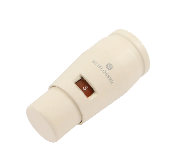 Термостатическая головка Schlosser MINI SH M30x1.5 601100047RAL1013 RAL 1013