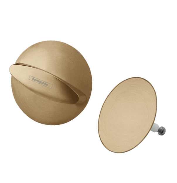 Крышка слива-перелива Hansgrohe Flexaplus шлифованная бронза 58185140