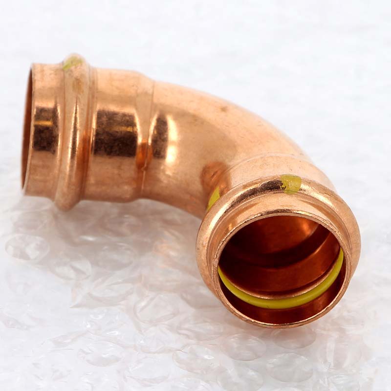 Отвод пресс медный Viega Profipress G 28 мм 90° 345495