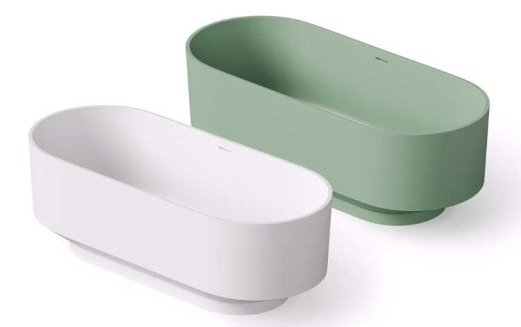 Ванна DEA Design Shadow 1700х720х560 мм Matt White DD8675170018