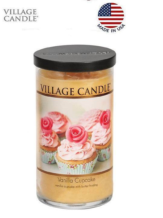 Ароматическая свеча Village Candle Vanilla Cupcake Ванильный кекс 538 г 10171