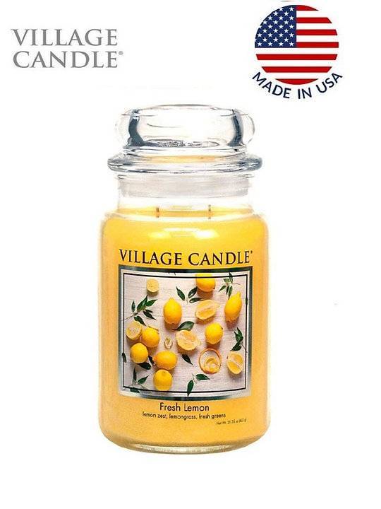 Ароматическая свеча Village Candle Лимонный фреш 602 г 10100