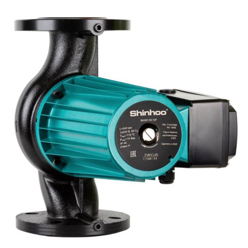 Насос циркуляционный Shinhoo BASIC 50-20F фланцевый 1x230 В 71221007