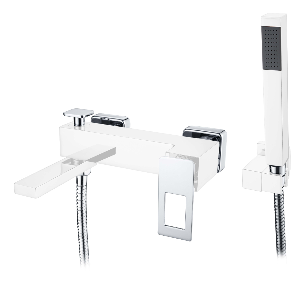 Смеситель для ванны Boheme Q с душевым комплектом хром 143-CRCR