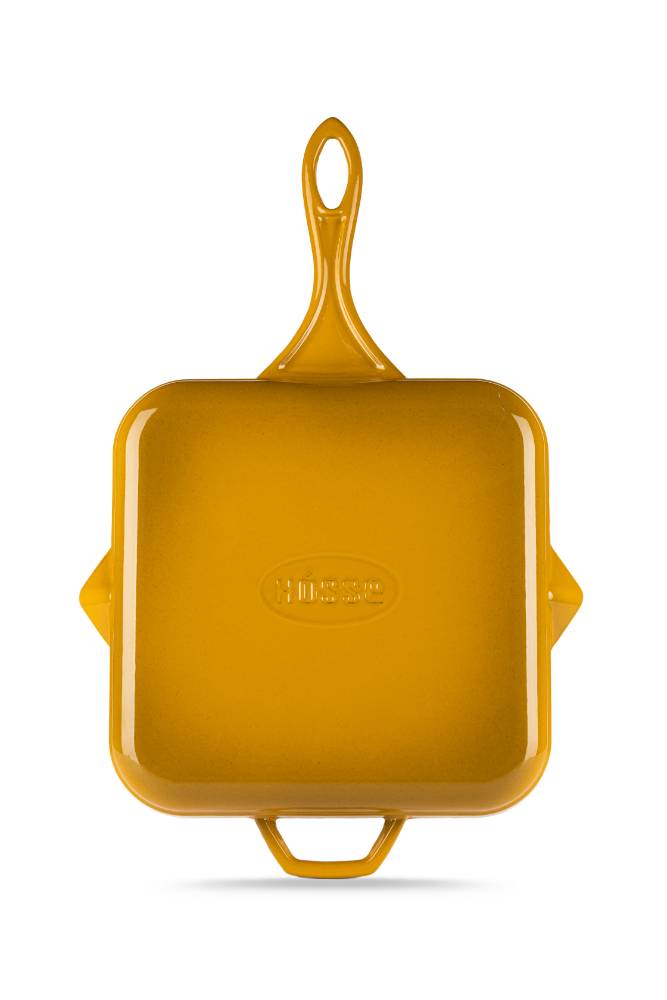 Сковорода-гриль квадратная Hascevher GTV 2828 Yellow 28х28 см A852528