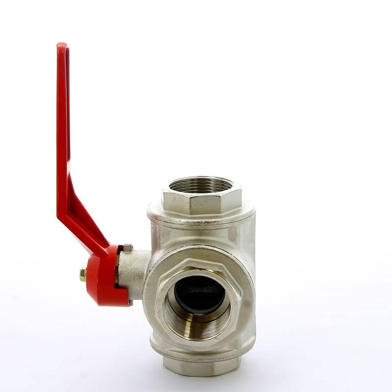 Кран шаровой трехходовой ITAP 128 T-порт рычаг 1 1/2 ВВ 1280112T