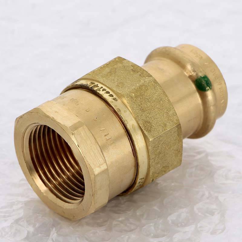 Муфта разъёмная пресс Viega Sanpress бронза 28x1 ВР 128975