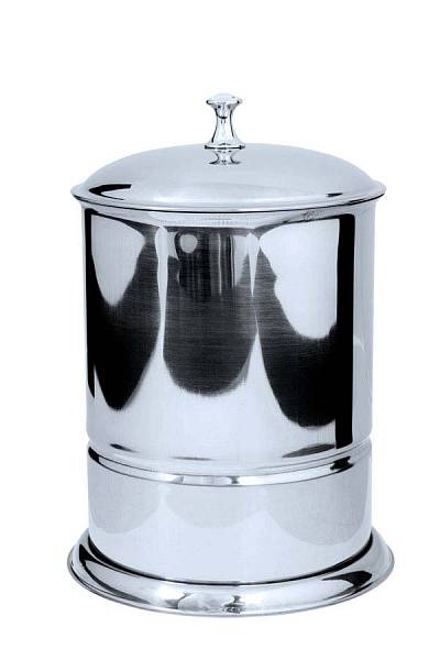 Ведро мусорное напольное Boheme Puro хром 10708