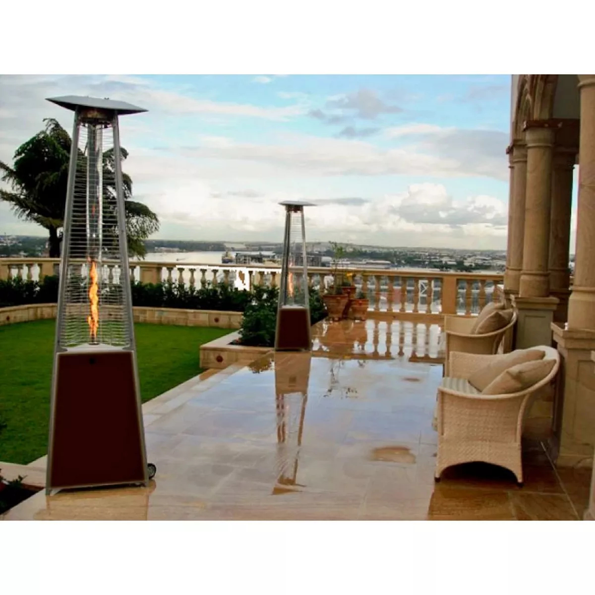 Обогреватель газовый инфракрасный уличный NeoClima 08HW-BW