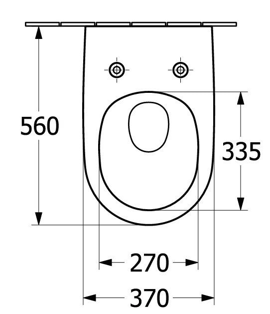 Сиденье для унитаза Villeroy & Boch Antao 373x445 мм SoftClosing QuickRelease цвет альпийский белый 8M67S1R1