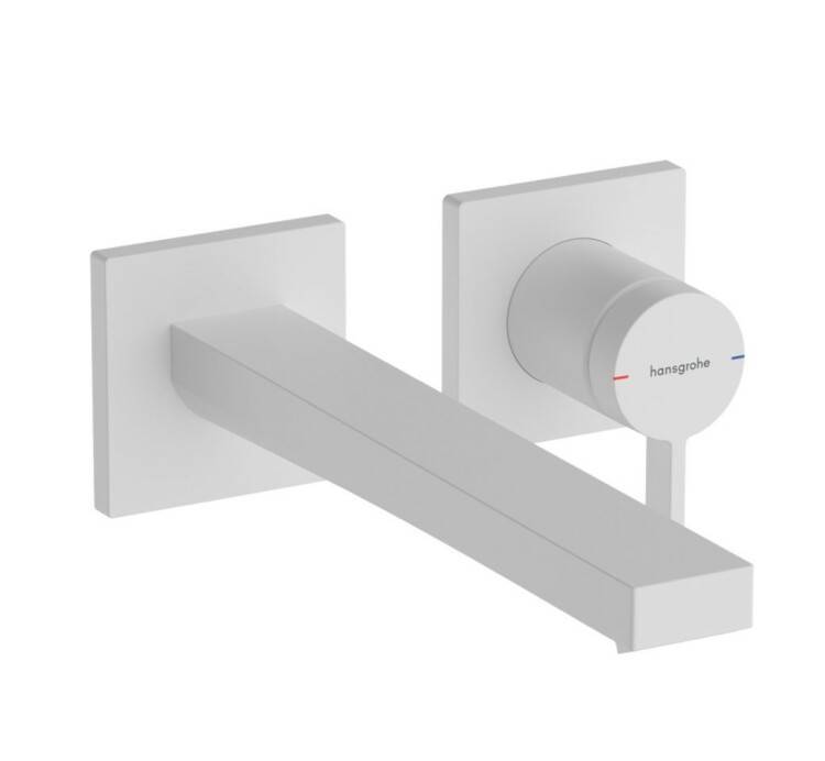 Смеситель для раковины hansgrohe Tecturis E 210 Fine матовый белый 73051700