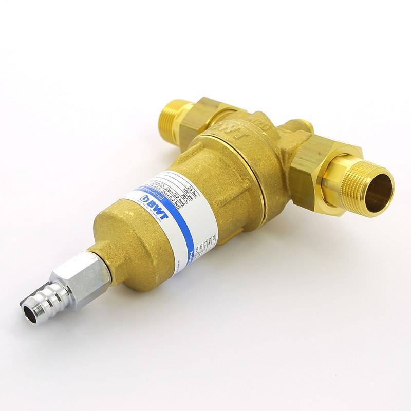 Фильтр промывной BWT Protector mini H/R 3/4 100 мкм для горячей воды 810507