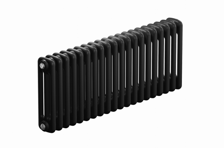 Радиатор трубчатый RIFAR TUBOG 3037 3-трубчатый 22 секции боковое подключение 3/4 Антрацит матовый 3037-22-B1