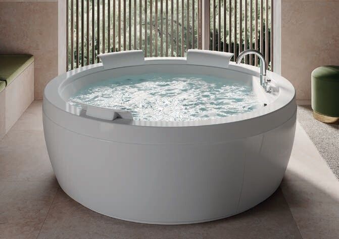 Гидромассажная ванна Jacuzzi Nova 1800x1800x630 мм Aquasystem NOV201E0718