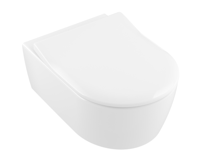 Унитаз подвесной Villeroy & Boch Avento 370x530 мм альпийский белый 5656RS01