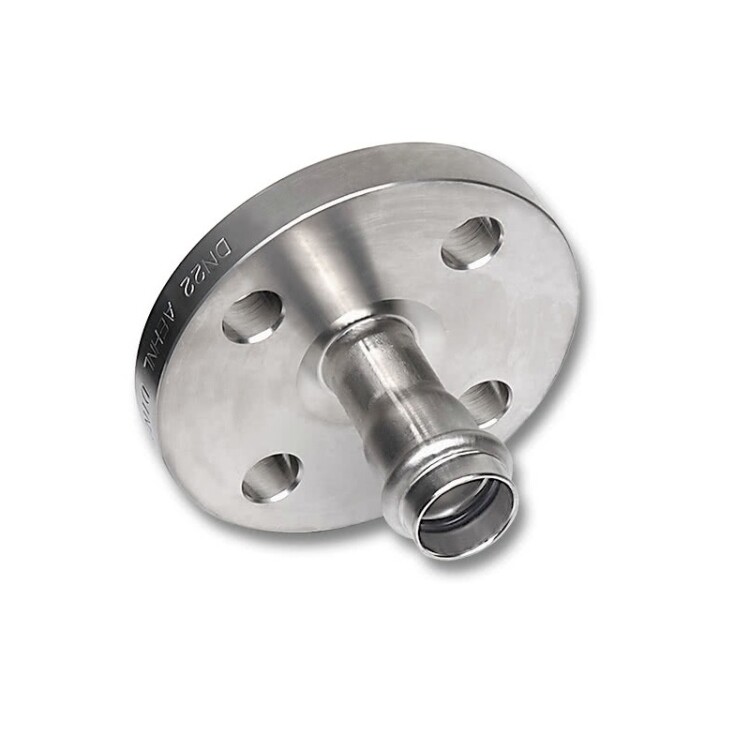 Пресс-фланец Sanha NiroPress AISI 304L PN 10/16 DN 65/76.1 мм 91VAPF763