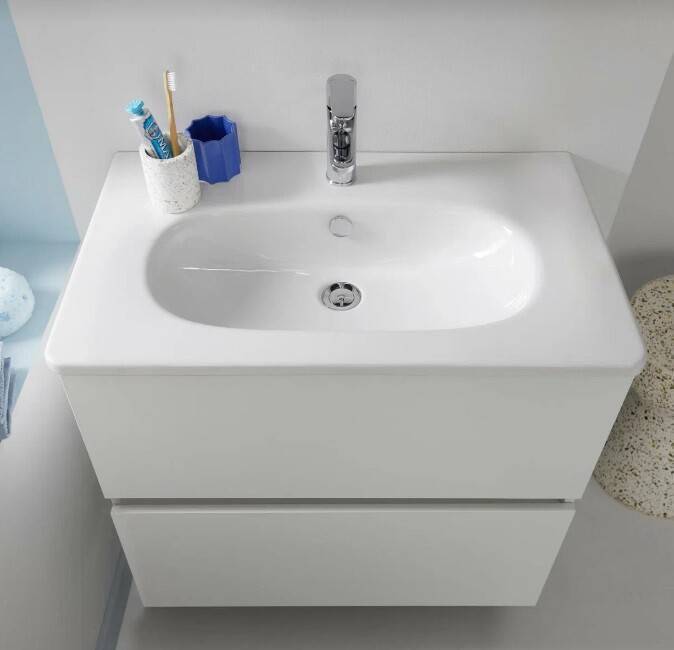 Раковина Burgbad Rocio 1005x465x120 мм белая KBCJ100