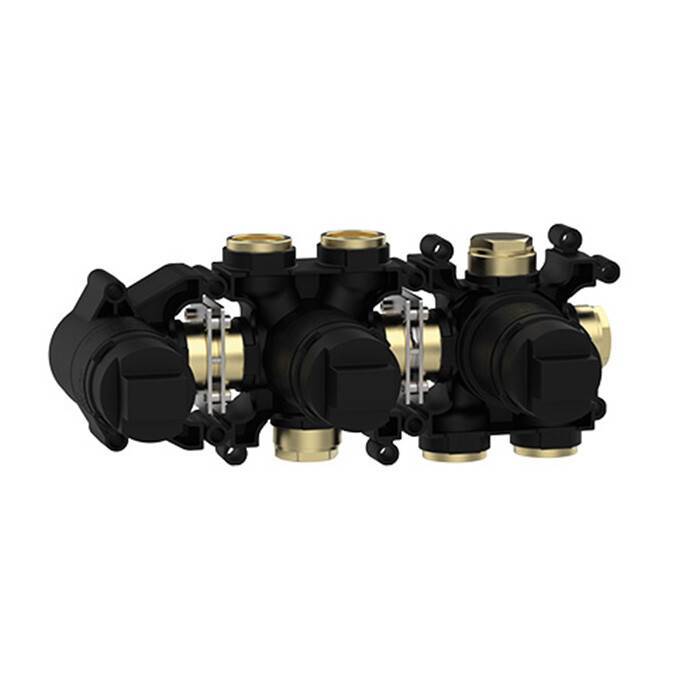 Скрытая часть термостатического смесителя Almar Water Control Modular на 3 положения E176904