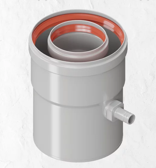 Адаптер Vaillant вертикальный 60/100 мм для конденсационных котлов 4600071001