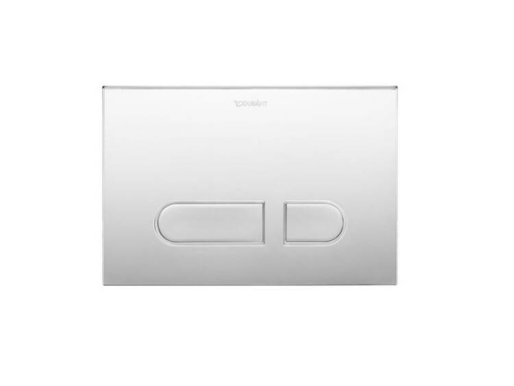 Клавиша смыва Duravit DuraSystem для унитаза 217х146.5 мм хром глянцевый WD5001021000
