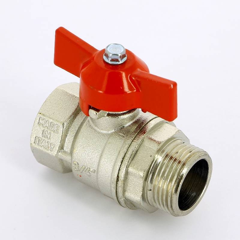 Кран шаровой Uni-Fitt VIVO 3/4 НВ бабочка 101T3000