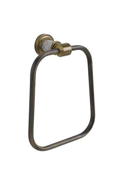 Полотенцедержатель кольцо Boheme Murano подвесной бронза 10905-W-BR
