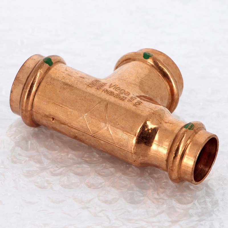 Тройник пресс медный Viega Profipress 28x28x22 мм 315016