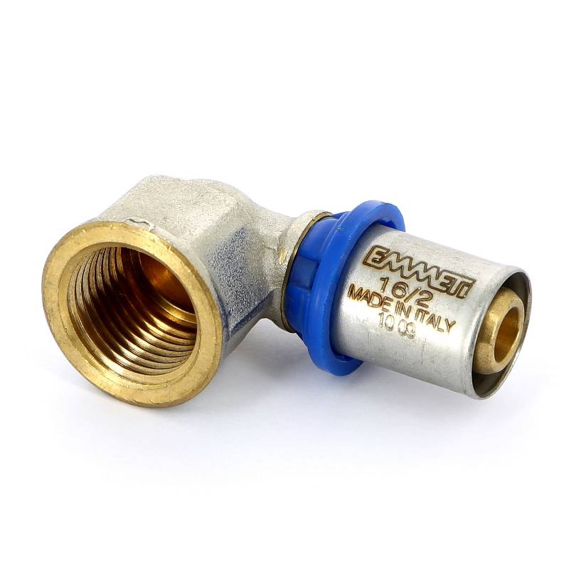 Угольник пресс с внутренней резьбой Emmeti 16x1/2 28101330