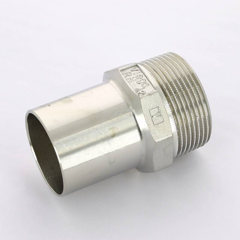 Переходник пресс Viega Sanpress Inox 42 мм x 1 1/2 НР нержавеющая сталь 436773