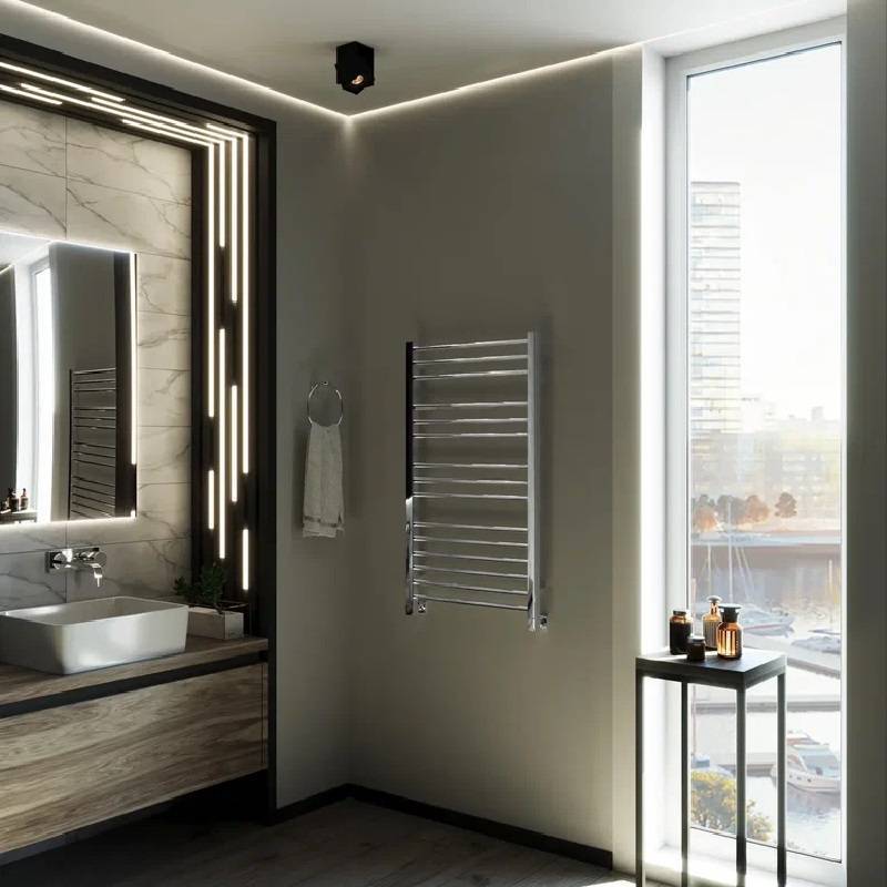 Полотенцесушитель электрический Grota CLASSIC 530х900 NP без ТЭНа хром GECL10