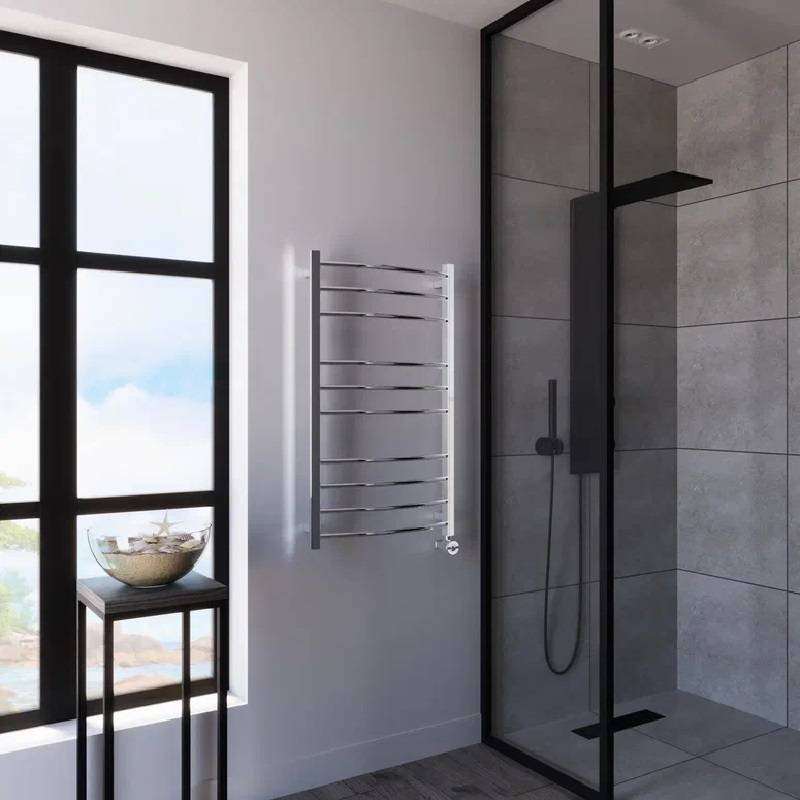 Полотенцесушитель электрический Grota ECOCALMA 530х900 мм без ТЭНа хром GEEL07